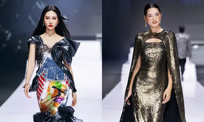 Hoa hậu – Á hậu Miss Universe Vietnam khuấy đảo sàn diễn  AVIFW Thu đông 2025