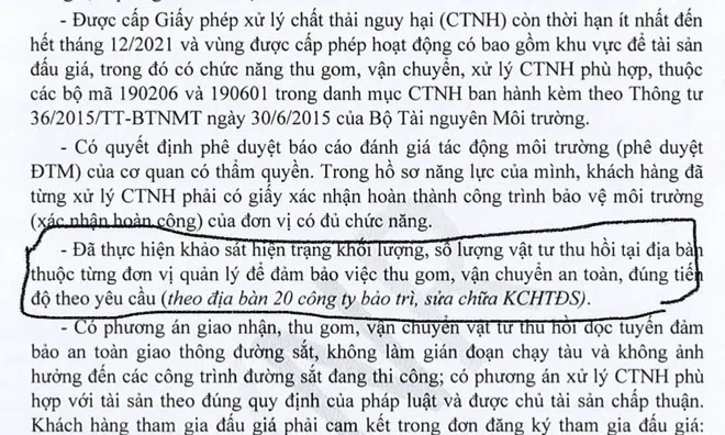 Ai hưởng lợi từ phiên đấu giá ở tổng công ty Đường sắt Việt Nam - Bài 1: Giá chênh lệch “khủng” và những tiêu chí khó
