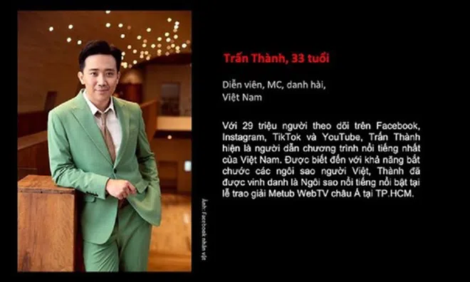 Việt Nam có 3 đại diện lọt vào danh sách “100 ngôi sao số 2020” của Forbes Asia