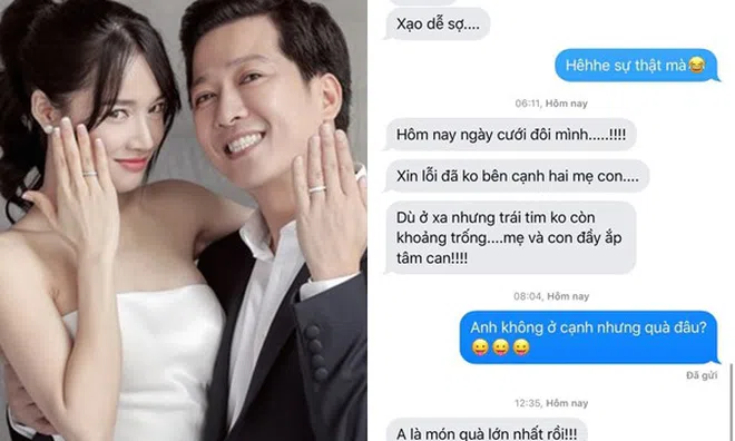 Nhã Phương đòi Trường Giang quà cưới và "cái kết" ngọt hơn phim điện ảnh