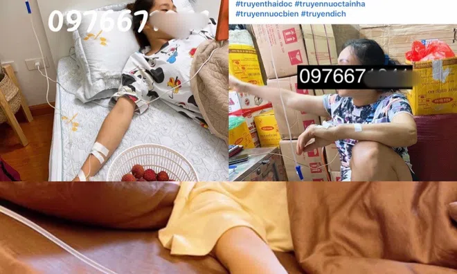 Rùng mình dịch vụ tiêm, truyền tại nhà