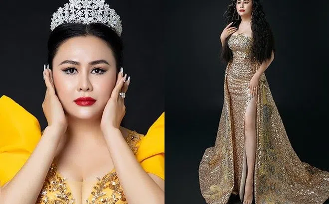 Hoa hậu Lý Kim Ngân diện váy cắt xẻ của Tommy Nguyễn khoe dáng ngọc ngà 