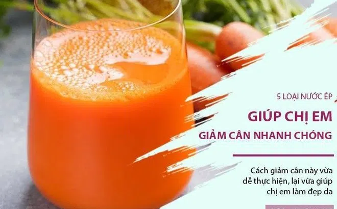 5 loại nước ép giúp chị em giảm cân nhanh chóng