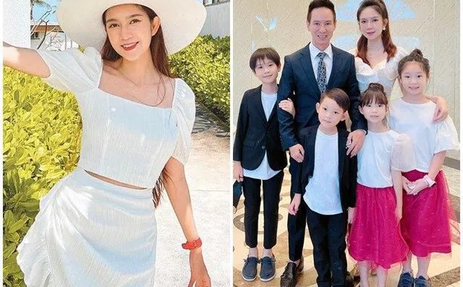 Tiểu thư Hà Thành sinh con thứ 4 với Lý Hải ở tuổi 31, giờ U40 mẹ đẹp con xinh, kiếm 100 tỷ/năm