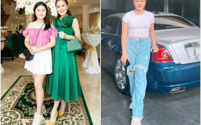 Bé gái Việt giản dị bên siêu xe chục tỷ: Sở hữu nhiều bất động sản, cao vượt mẹ Hoa hậu