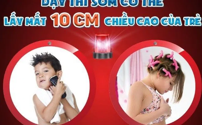 Làm sao để tránh dậy thì sớm cho con?