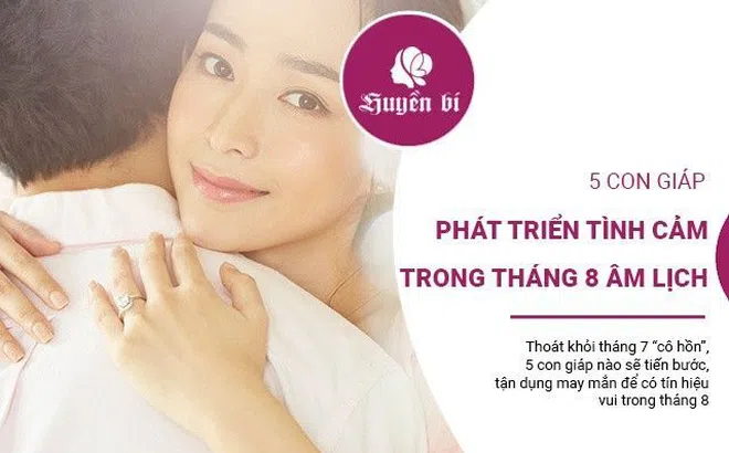 Hết tháng "cô hồn", sang tháng 8 Âm lịch, 5 con giáp nào sẽ nhận về những tin vui lớn trong tình duyên?