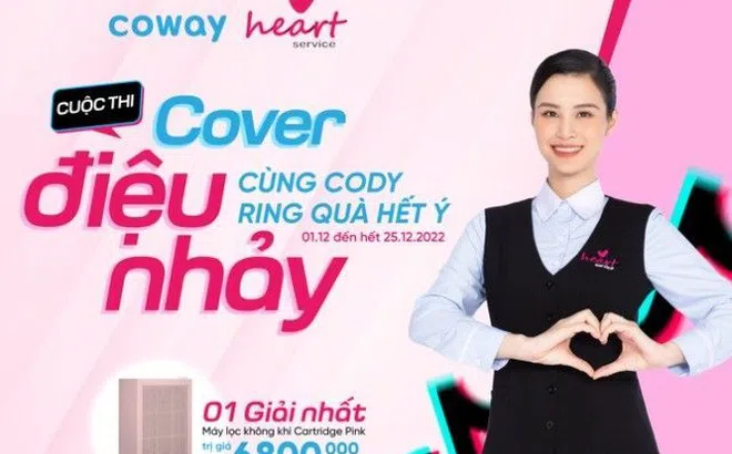 Thử thách nhảy cùng vũ điệu Cody và dịch vụ đến từ trái tim của Coway Vina