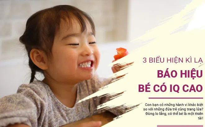Bật mí 3 biểu hiện bất ngờ cho thấy bé có khả năng thiên tài