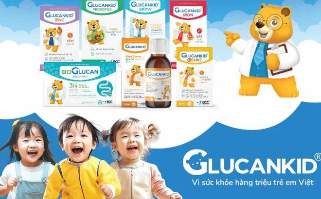 Glucankid - Người bạn đồng hành, chăm sóc và bảo vệ sức khỏe trẻ em