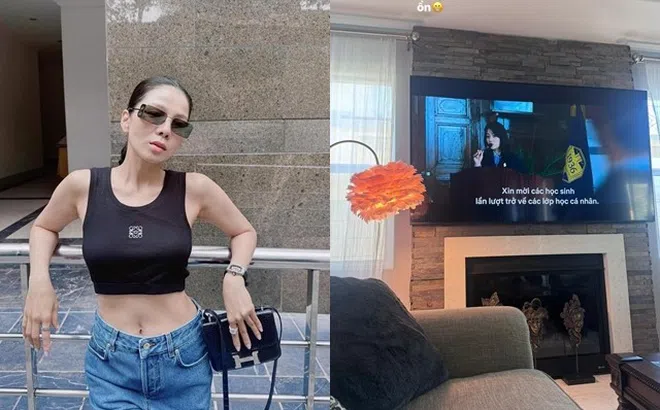 Lệ Quyên flex độ giàu có, phòng rộng nên mua tivi cỡ đại, ra nước ngoài bị "nhìn chằm chằm" khi mặc áo hở eo