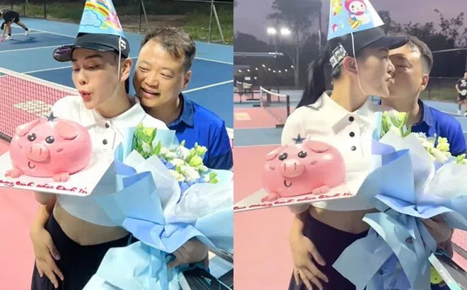 Sao Việt 24h: Phương Oanh đánh đôi cùng chồng đại gia trên sân pickeball, Shark Bình lộ "bàn tay hư" khi ôm hôn vợ trẻ