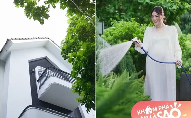 Biệt thự Á hậu Tú Anh và thiếu gia ngành xây dựng đang sống hoành tráng cỡ nào?