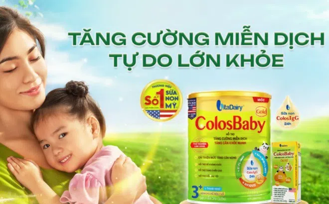 ColosBaby Gold 3+ hỗ trợ tăng cường miễn dịch và tăng cân vượt trội