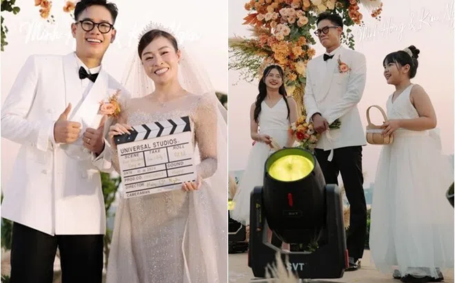 "Tình trẻ" Quỳnh Nga vừa kết hôn: Con gái riêng của cô dâu nhận xét về ba dượng khiến khán giả nghẹn ngào