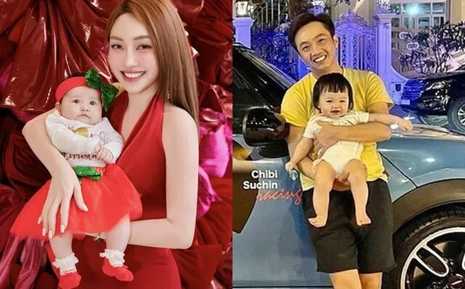 Con sao Việt ra dáng "ông bà chủ" tương lai: Ái nữ Chi Bảo 2 tháng tuổi đã như chủ tịch đi thăm cơ ngơi