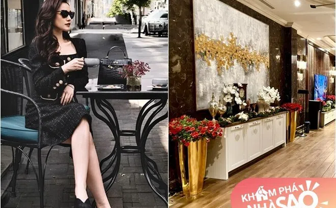 "Nữ diễn viên giàu nhất miền Bắc" trang trí Giáng sinh không tốn tiền, góc nào trong biệt thự cũng lung linh