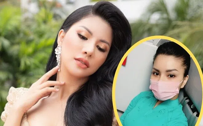 Hoa hậu Loan Vương nhập viện vì làm việc quá sức?