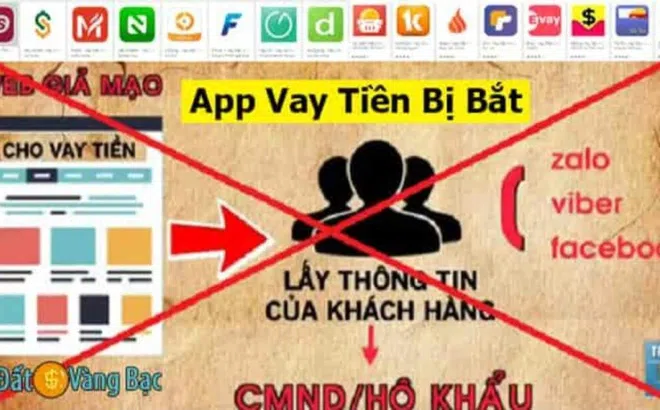 Tỉnh táo trước bẫy tín dụng đen khi vay tiền qua app 