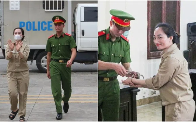 Cô đồng bổ cau "đúng nhận, sai cãi" hầu tòa, mỉm cười tỏ thái độ thách thức