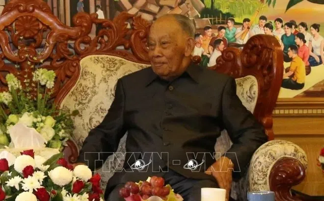 Điện chia buồn nguyên Chủ tịch Đảng, nguyên Chủ tịch nước Lào Khamtay Siphandone từ trần