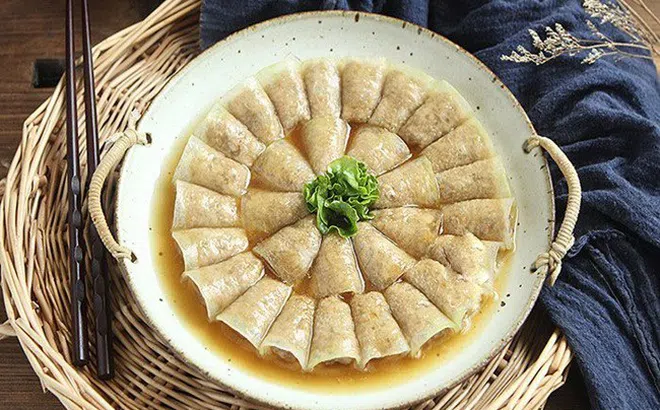 Bí đao cuộn thịt hấp thanh đạm, cả nhà có món ngon như nhà hàng