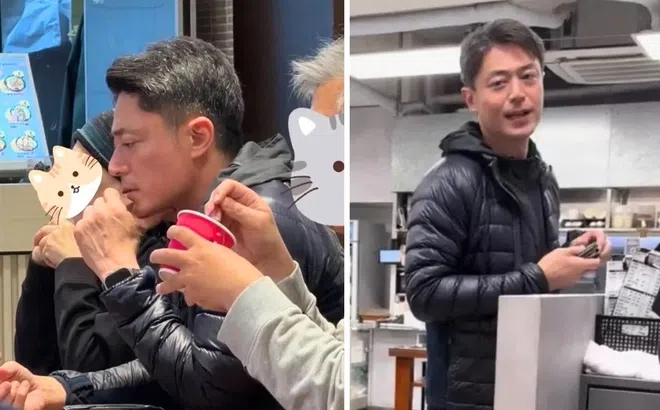 Tài tử hạng A gây chú ý khi xuất hiện với ngoại hình khác lạ