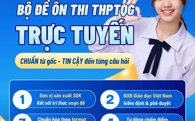 Ứng dụng Học liệu số sắp ra mắt: Bộ đề chuẩn format mới nhất cho kỳ thi THPT quốc gia