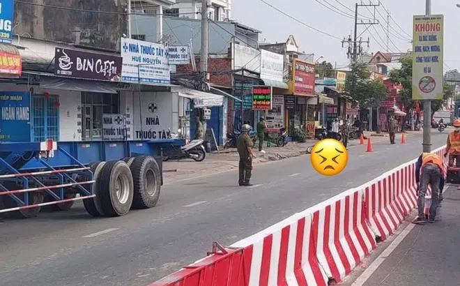 Clip: Xe đầu kéo lấn sát lề, tông 2 phụ nữ thương vong ở Bình Dương