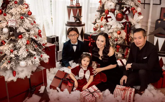 Khoảnh khắc đón giáng sinh ấm áp của gia đình CEO Lưu Bích Nguyệt