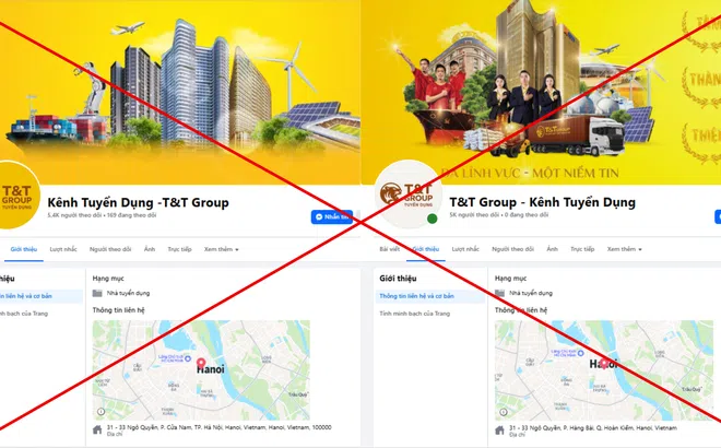 Cảnh giác trước chiêu trò giả mạo tuyển dụng T&T Group trên mạng xã hội để lừa đảo