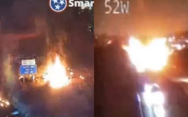 Clip: Tài xế vô tình quay lại khoảnh khắc kinh hoàng máy bay phát nổ khiến cả gia đình 5 người tử vong