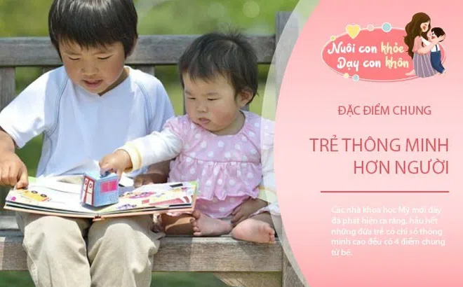 Trẻ có 4 biểu hiện thông minh hơn bạn bè, được rèn luyện đúng thì khó tin là con không xuất sắc