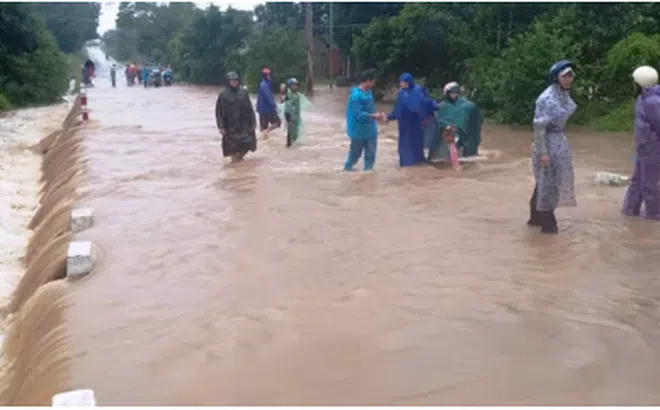 Dự báo thời tiết 11/11: Miền Trung tiếp tục có mưa lớn, cảnh bão lũ quét, sạt lở tại nhiều tỉnh